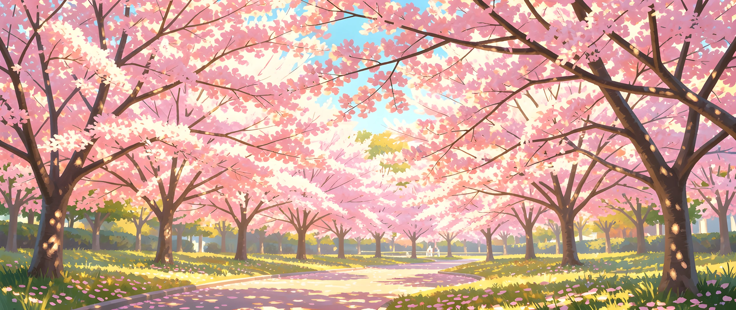 Blooming Cherry Garden