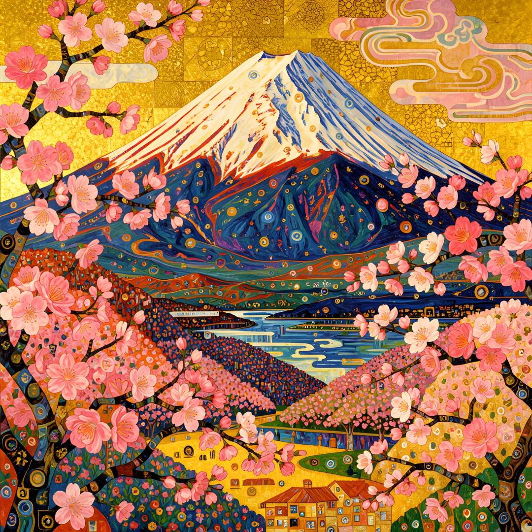 Golden Fuji Bloom