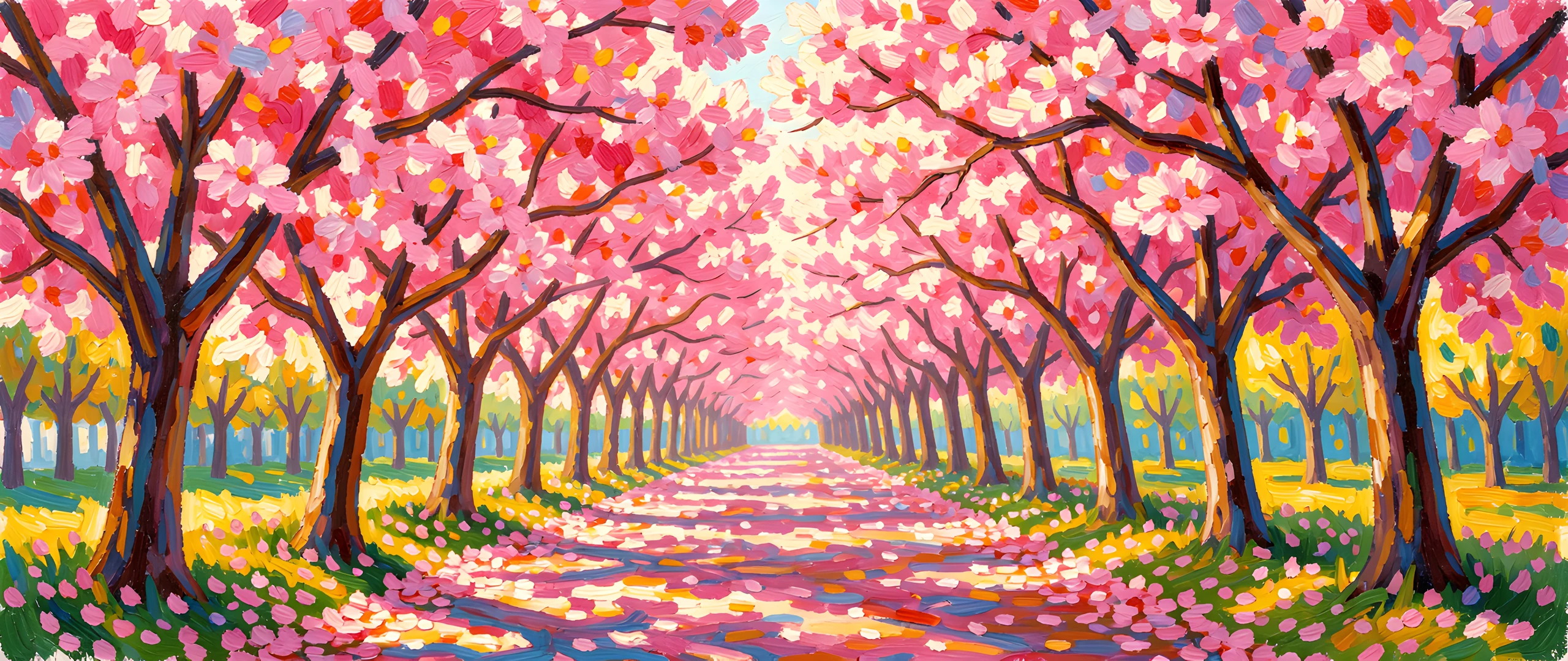 Impressionist Sakura Tunnel