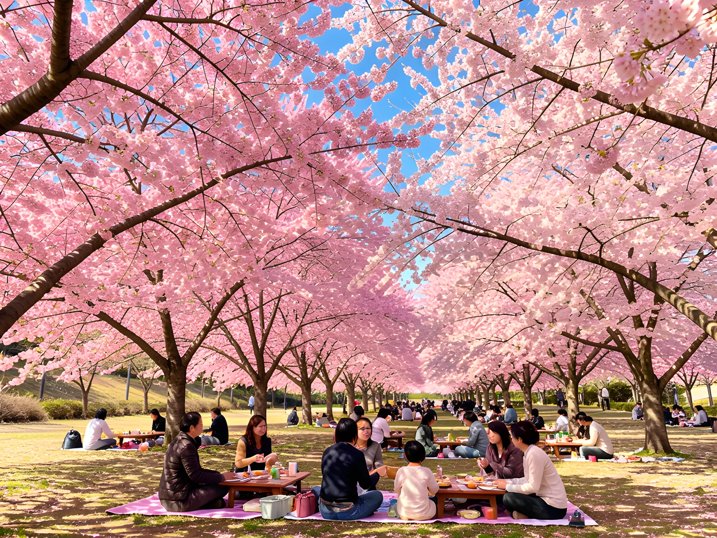 Blooming Cherry Grove