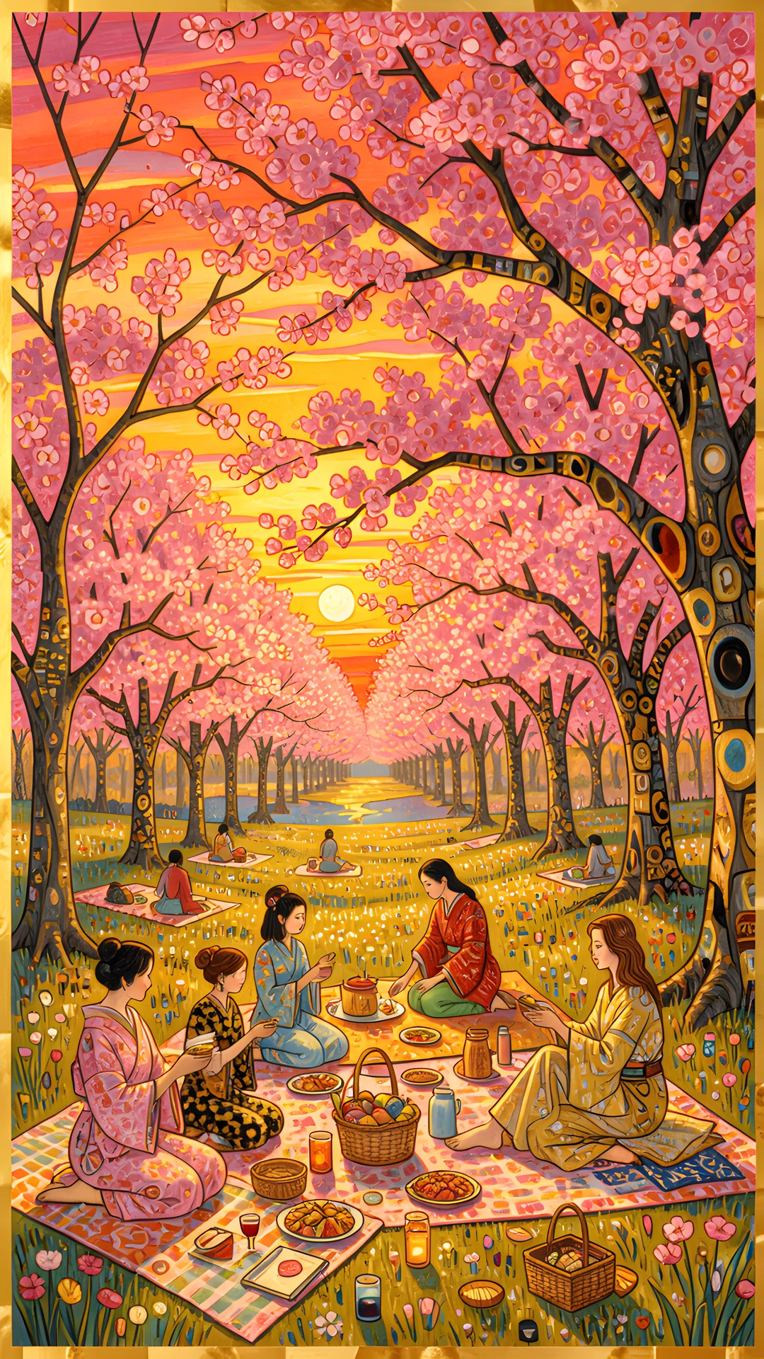 Golden Forest Bloom