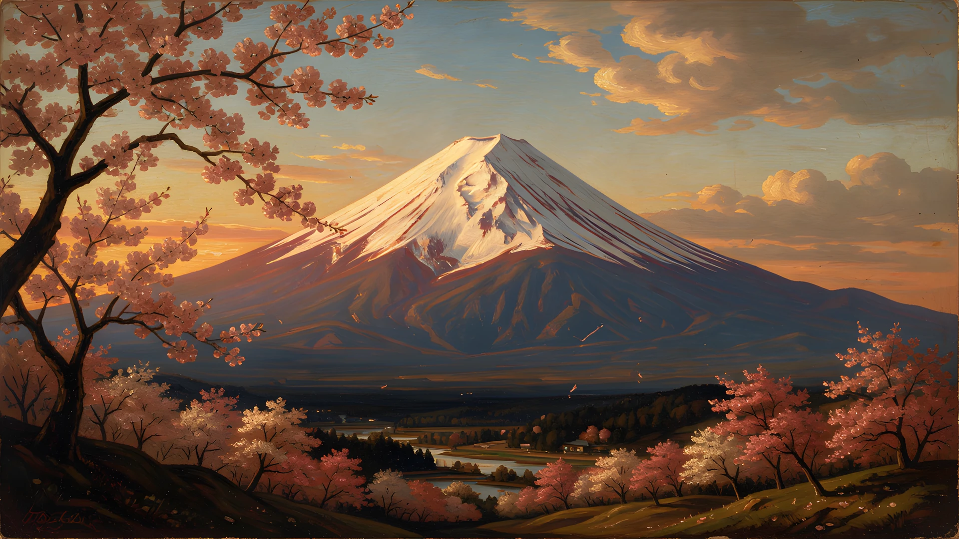 Fuji Painted Sakura