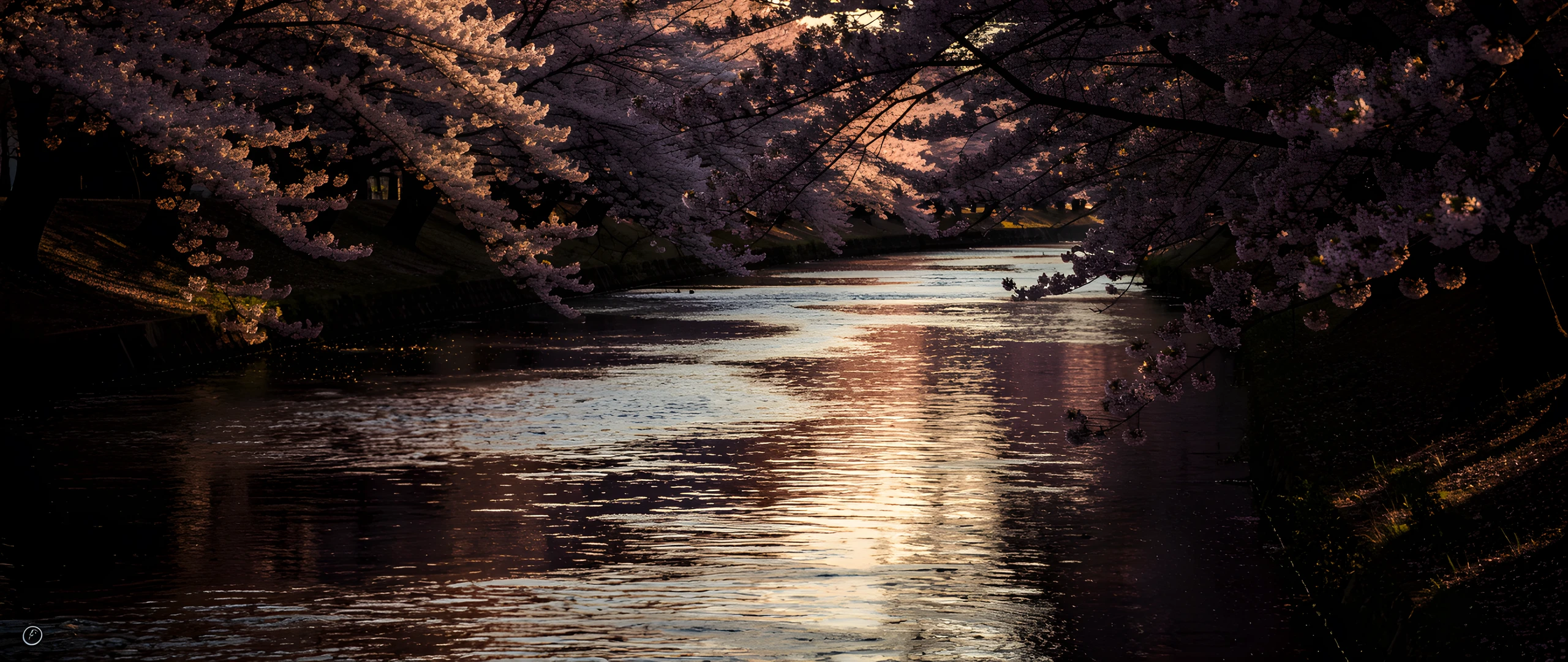 Golden Cherry Bloom
