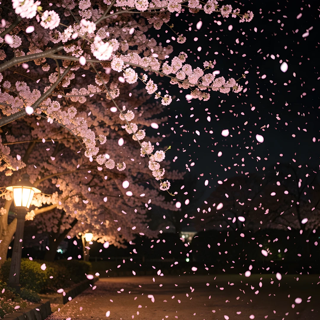 Moonlit Cherry Blossom