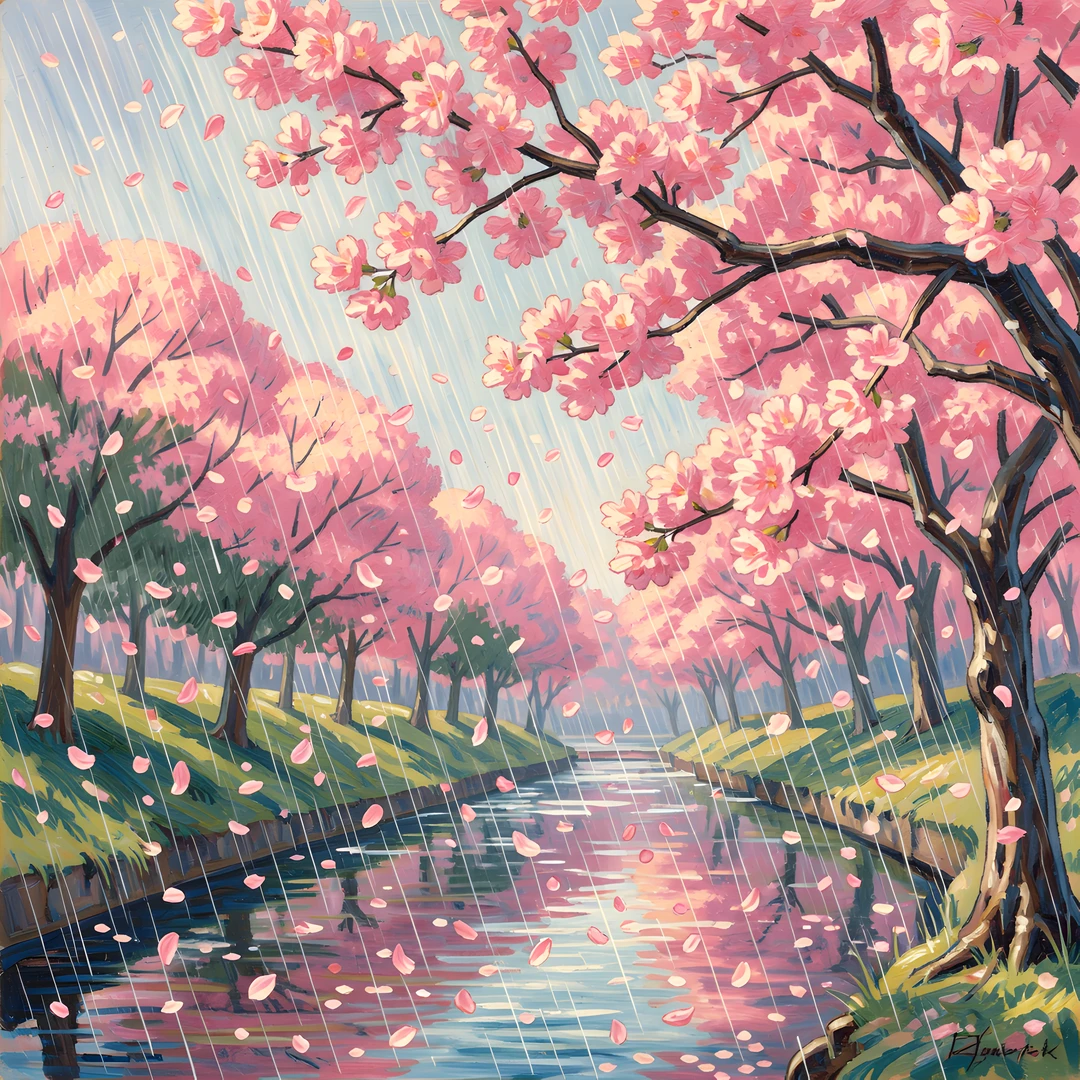 Sakura Petal Fall
