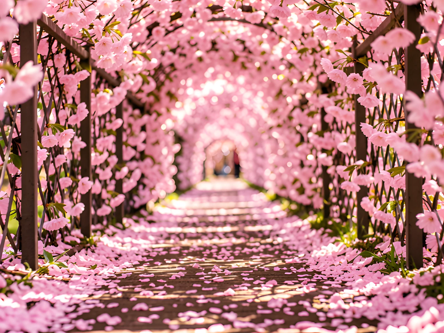 Sakura Tunnel Walk