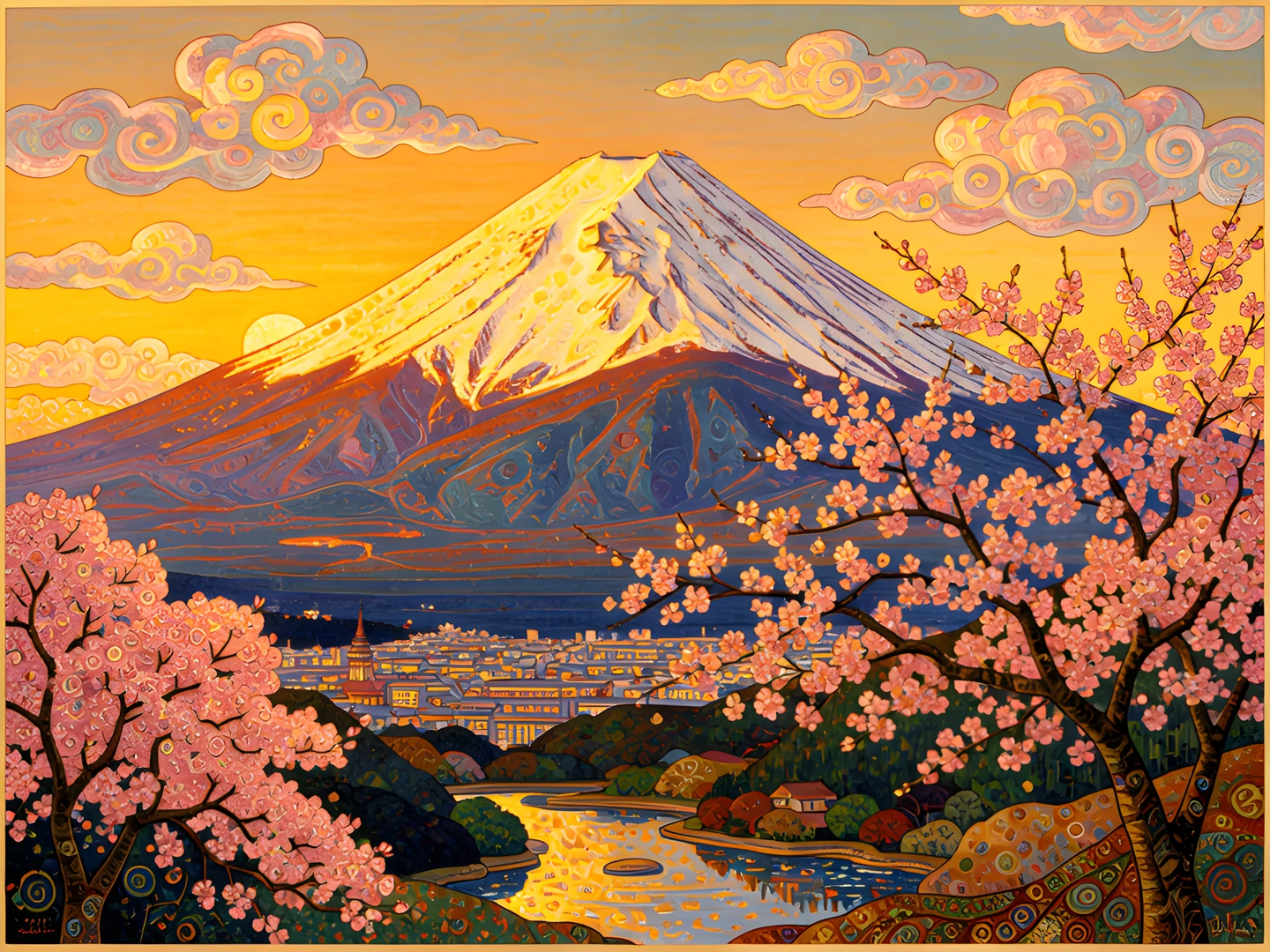 Fuji Golden Hour