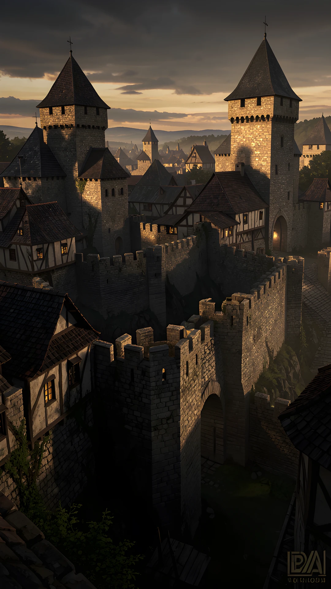 Golden City Walls