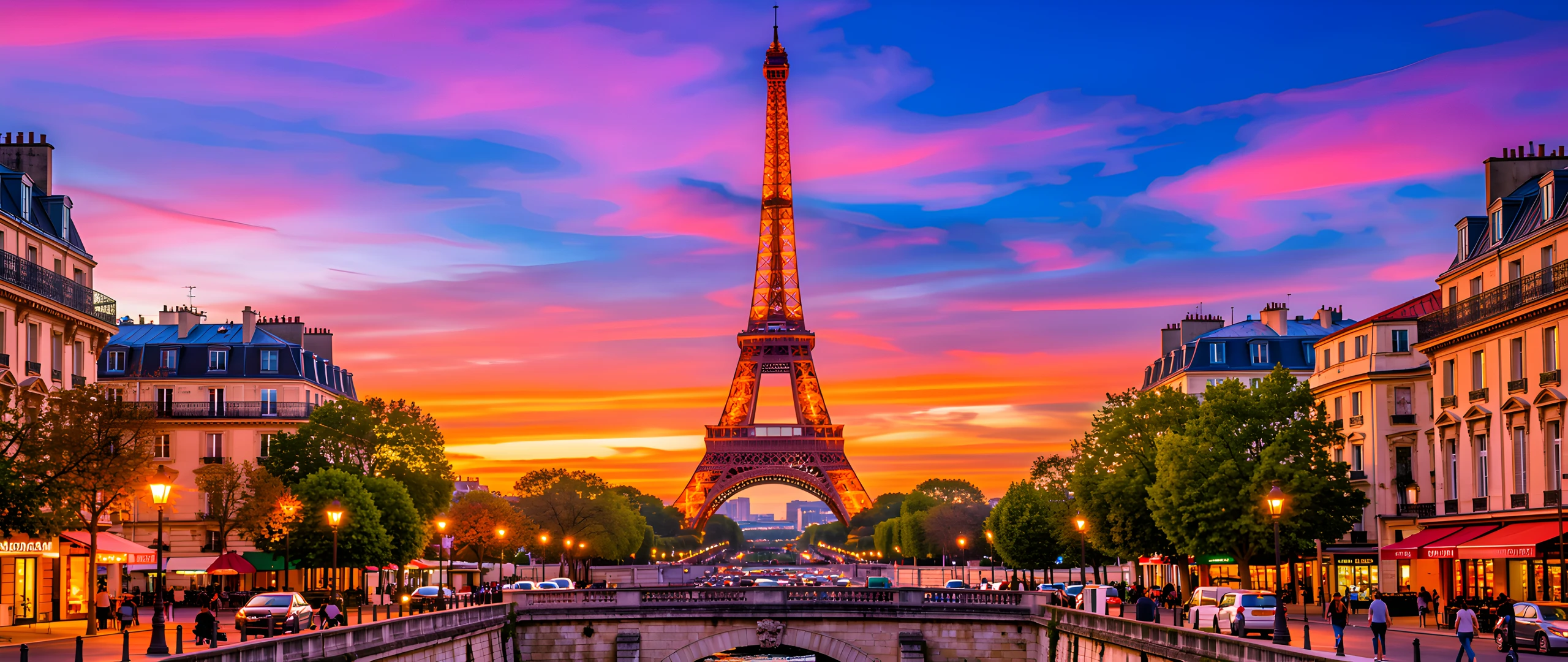 Eiffel Tower Night