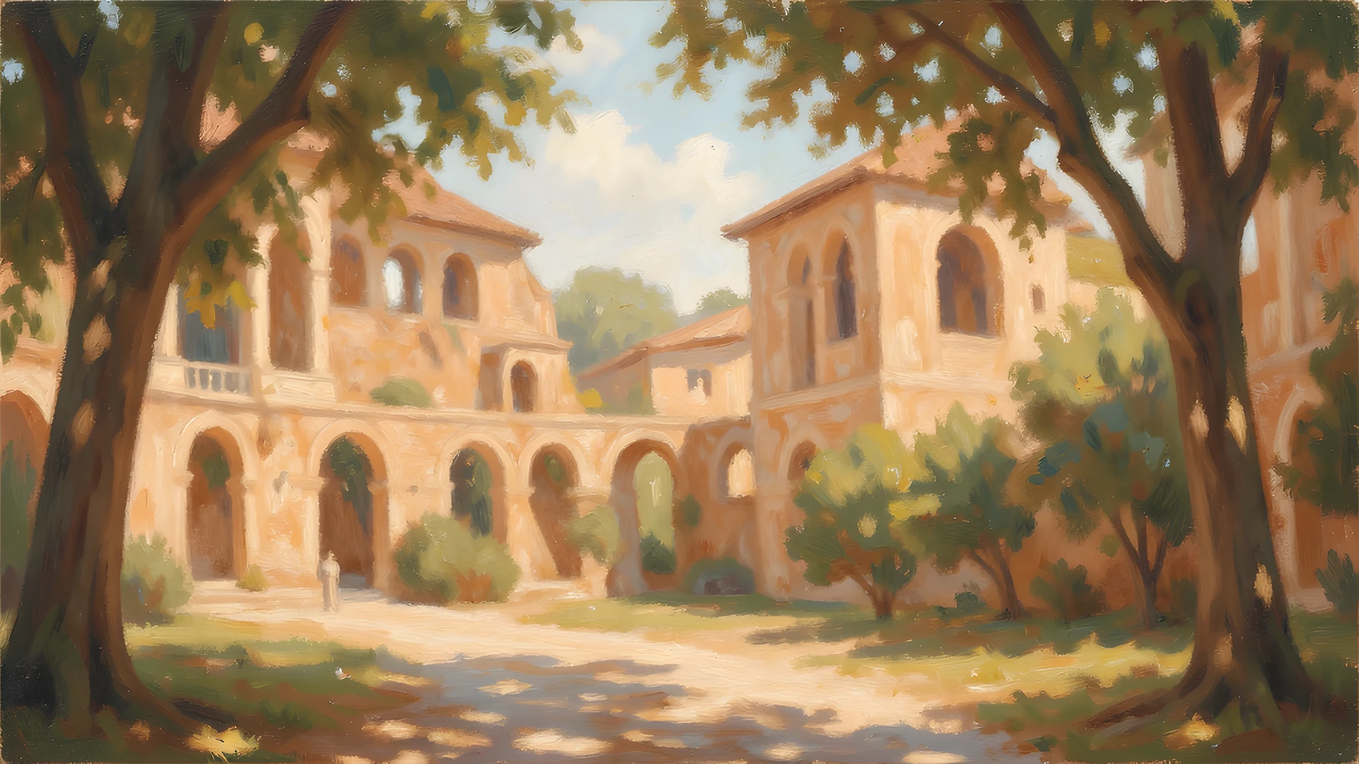 Impressionist Roman Ruins