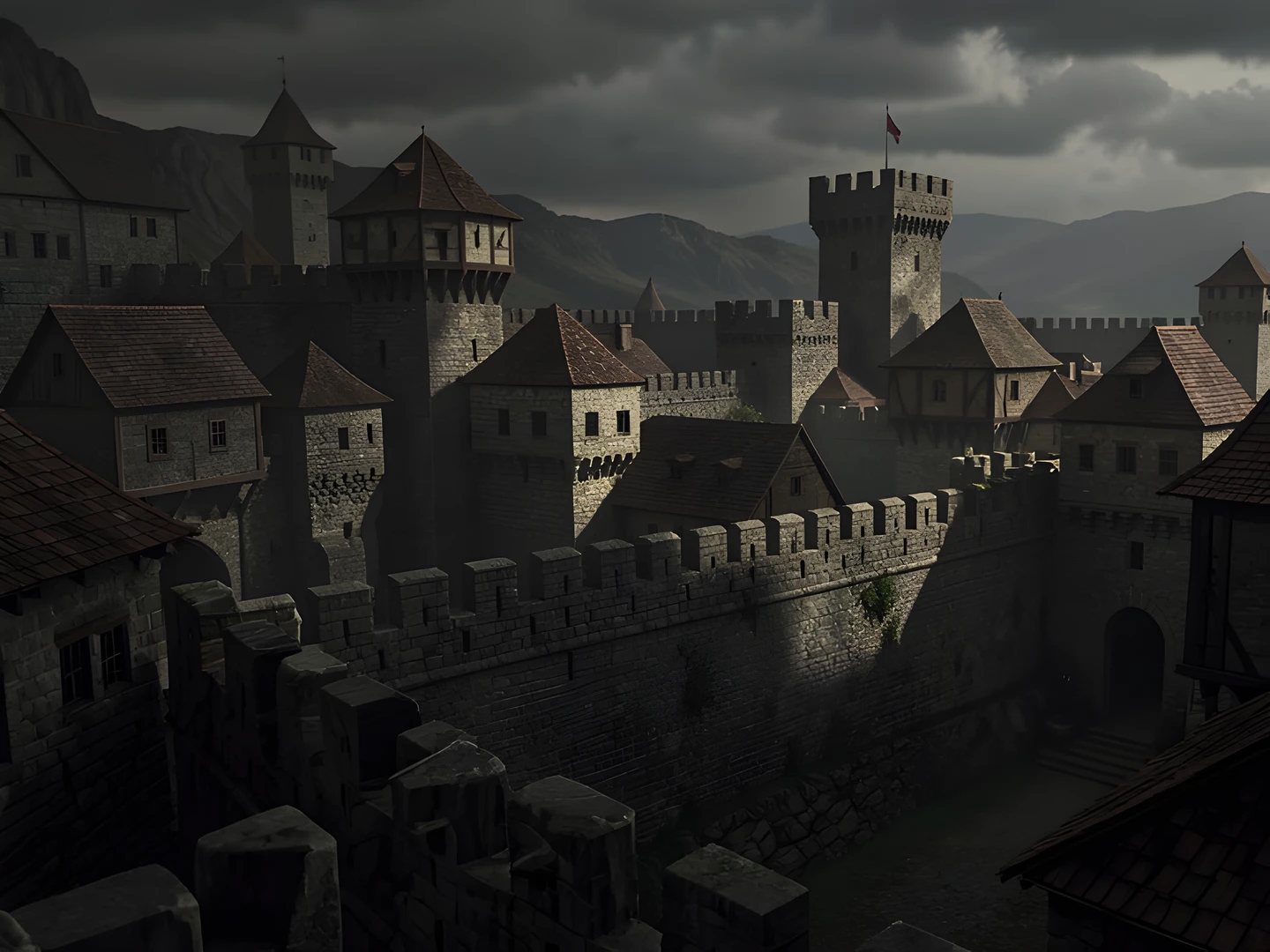 Dark Castle Walls