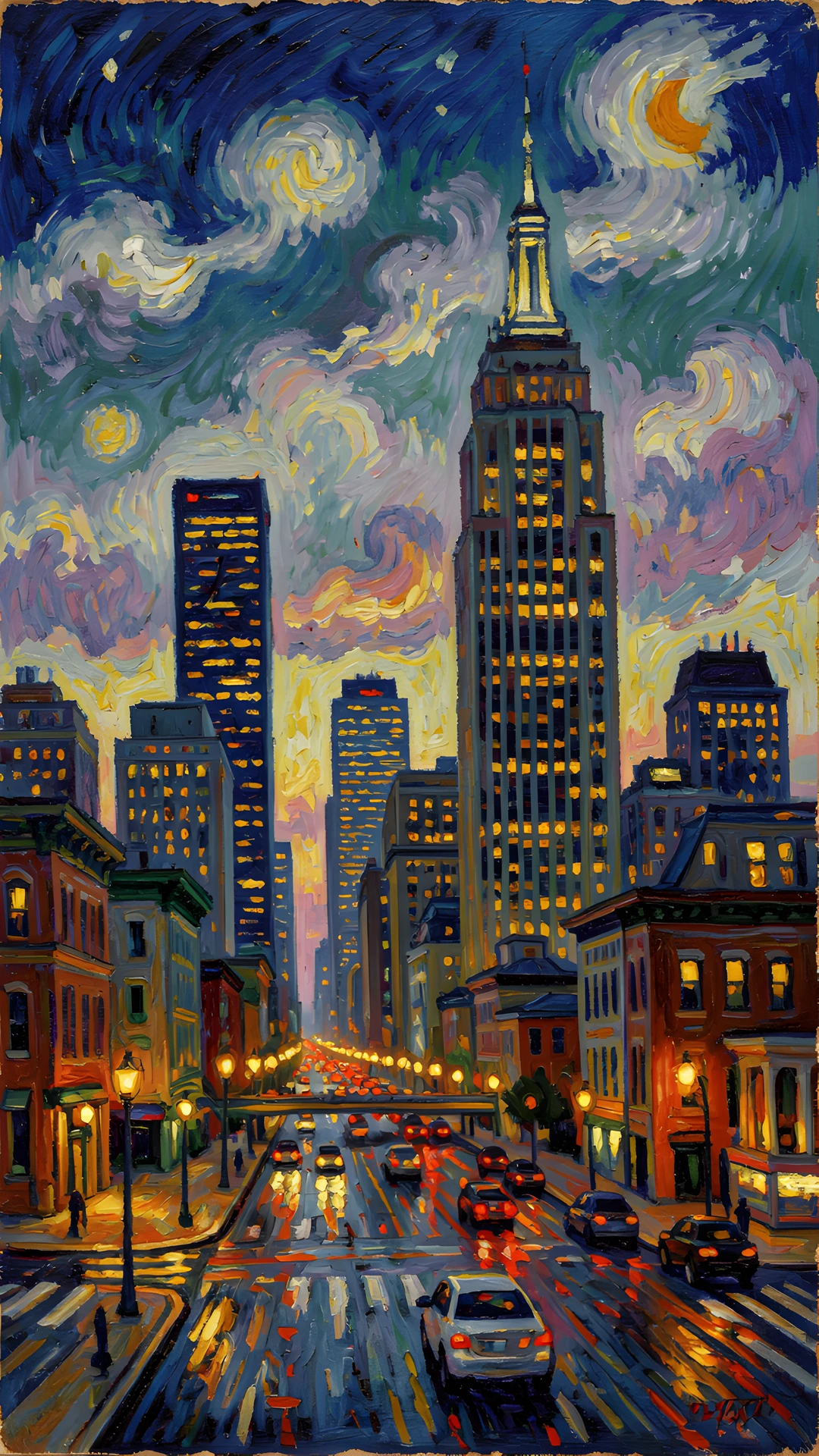 Impressionist Cityscape