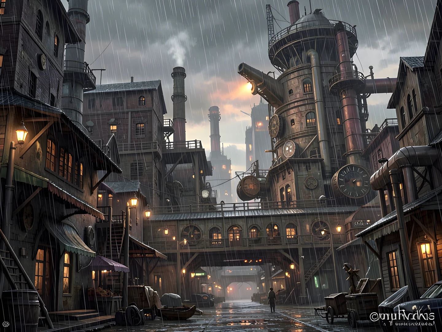 Gritty Cityscape