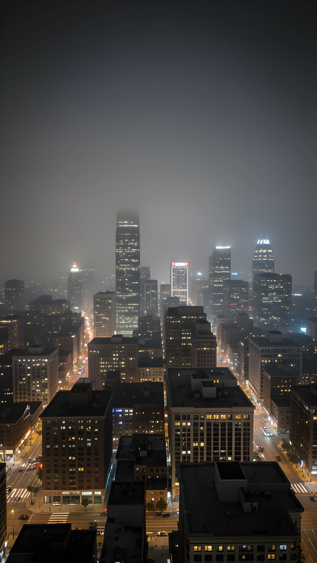 City Night Fog