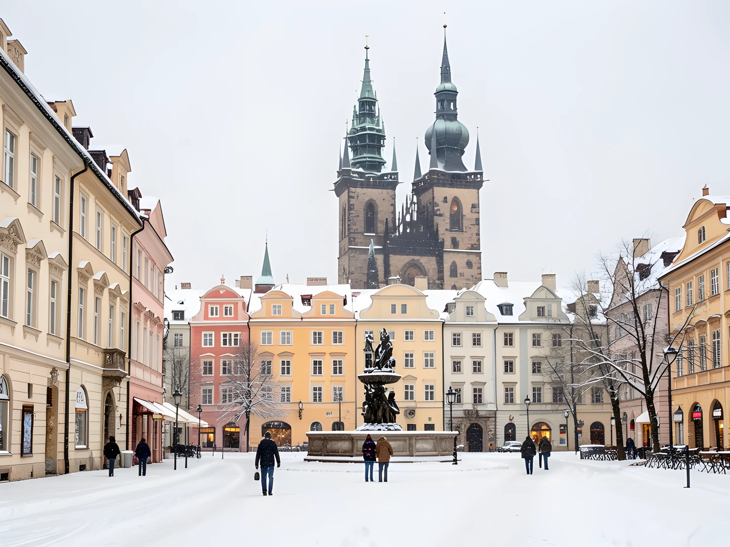 Frozen Cityscape