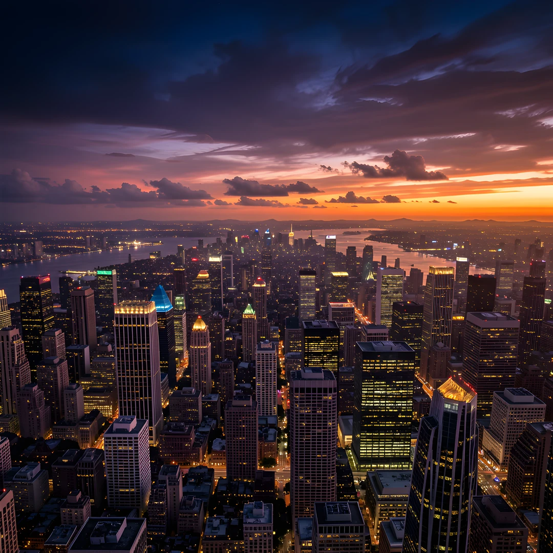 City Skyline Awakens