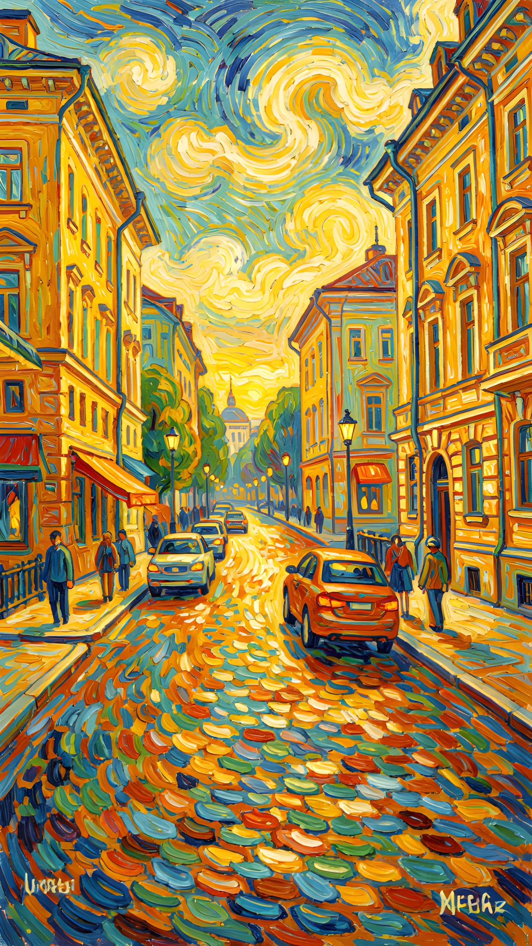 Impressionist Moscow Scene