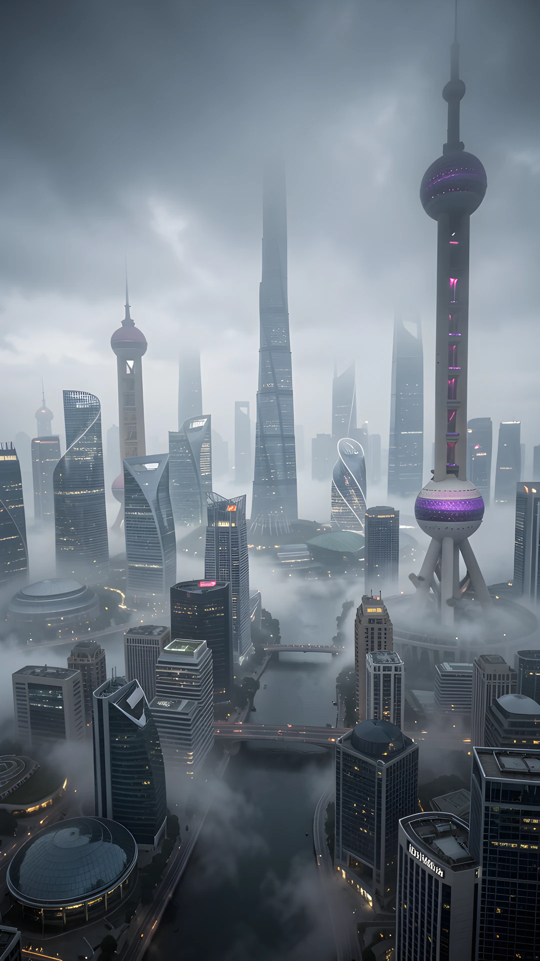 Cityscape Jungle Oasis