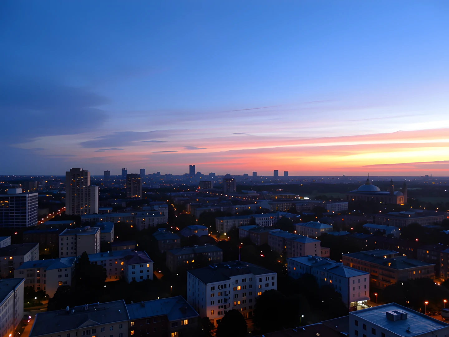 City Skyline Glow