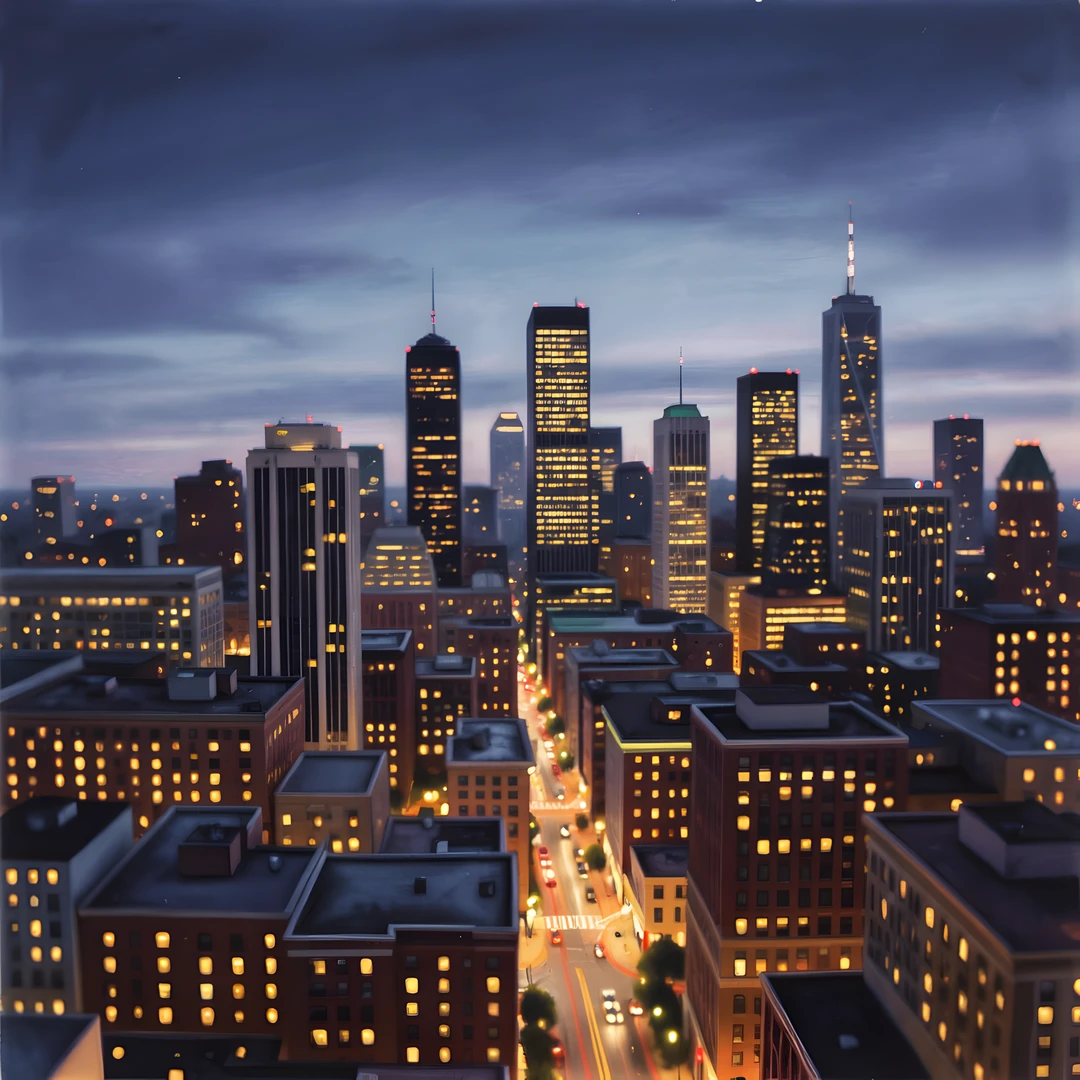 City Night Sky