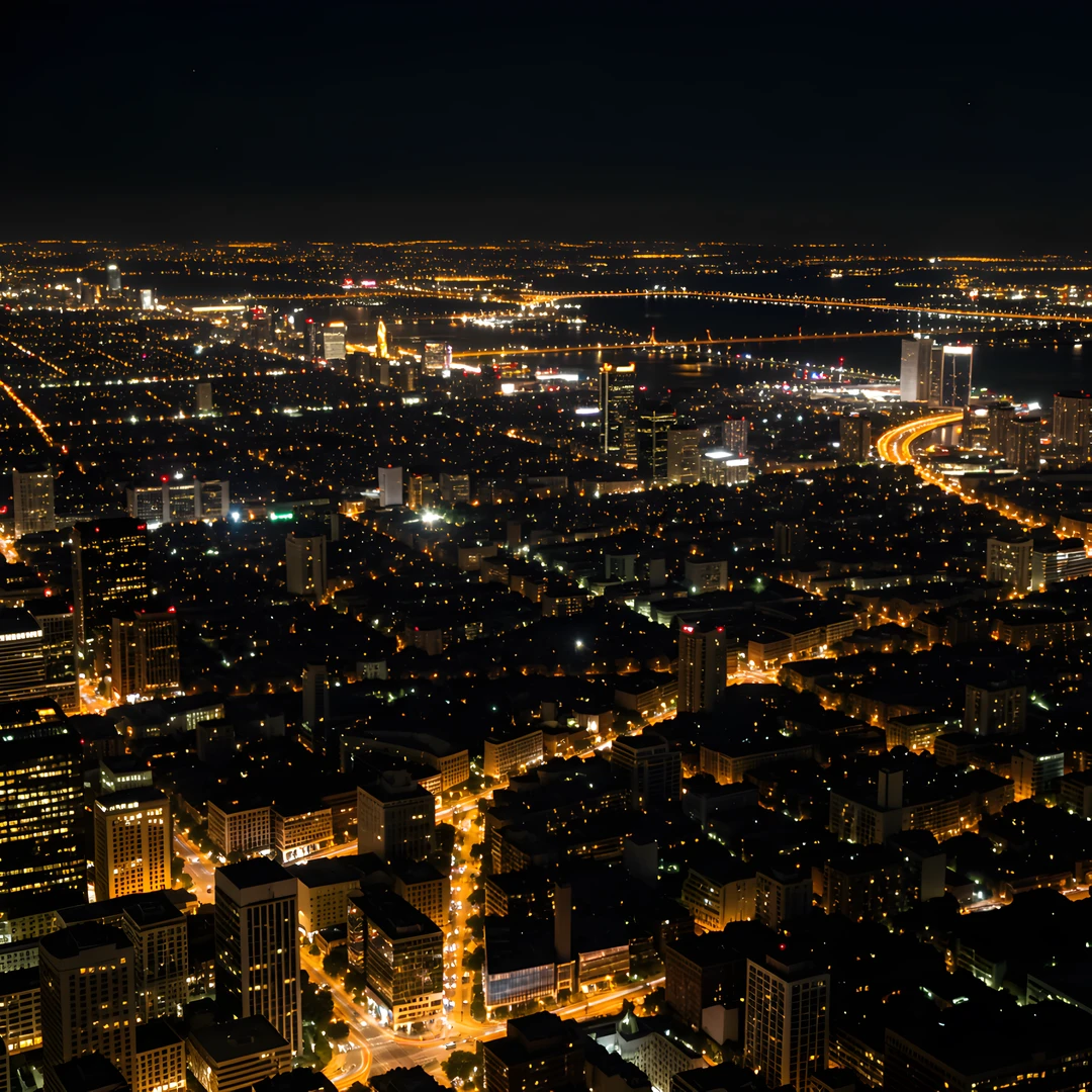 Golden City Night