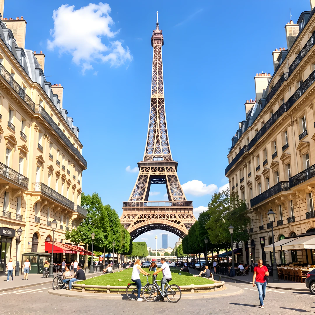 Eiffel Tower Sky