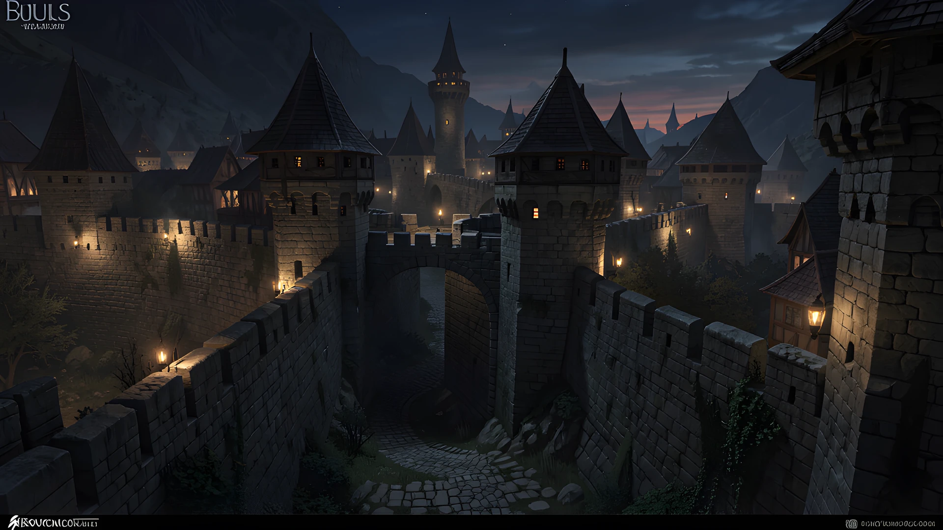 Castle Cityscape