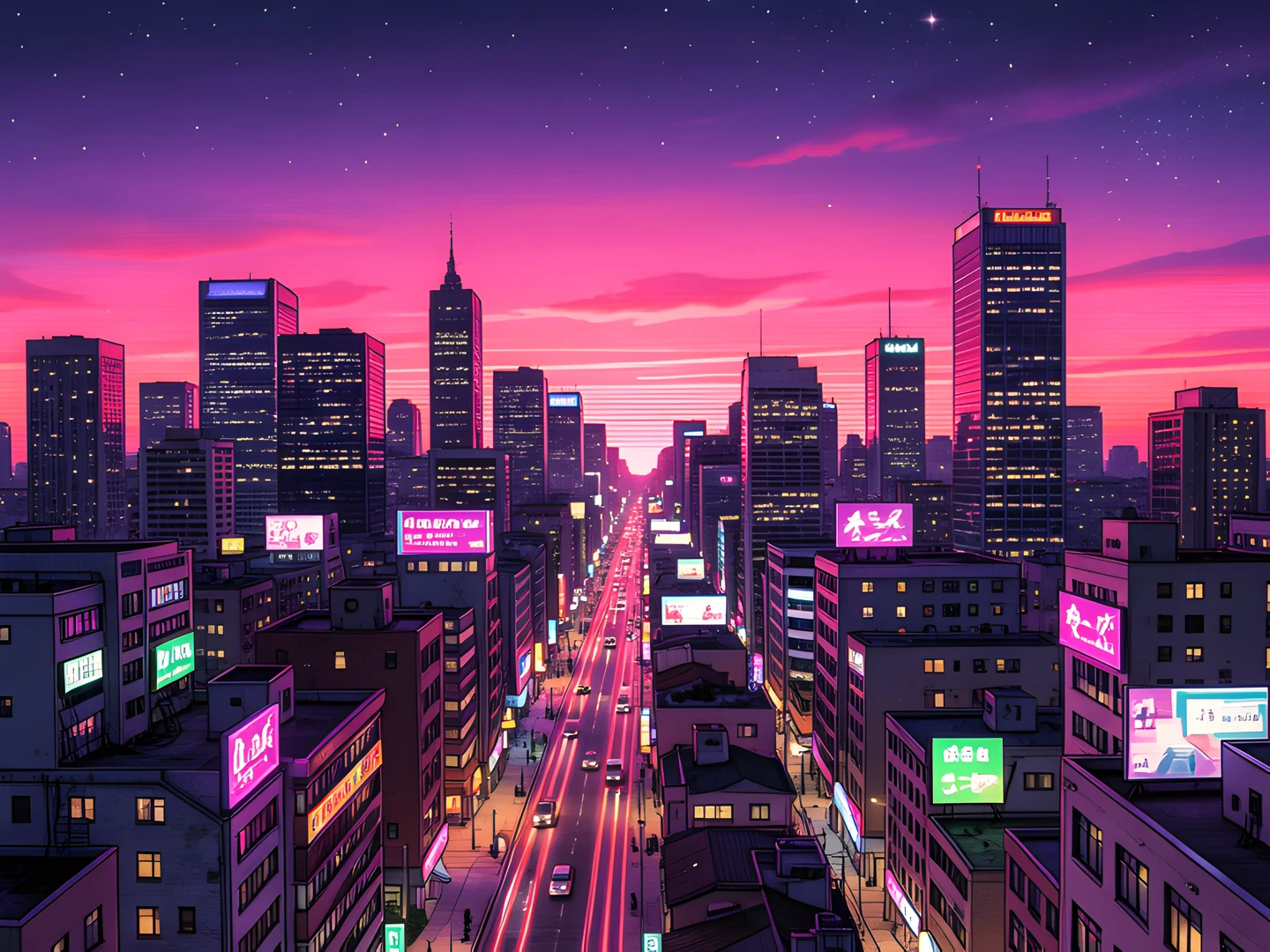 Retro Future City
