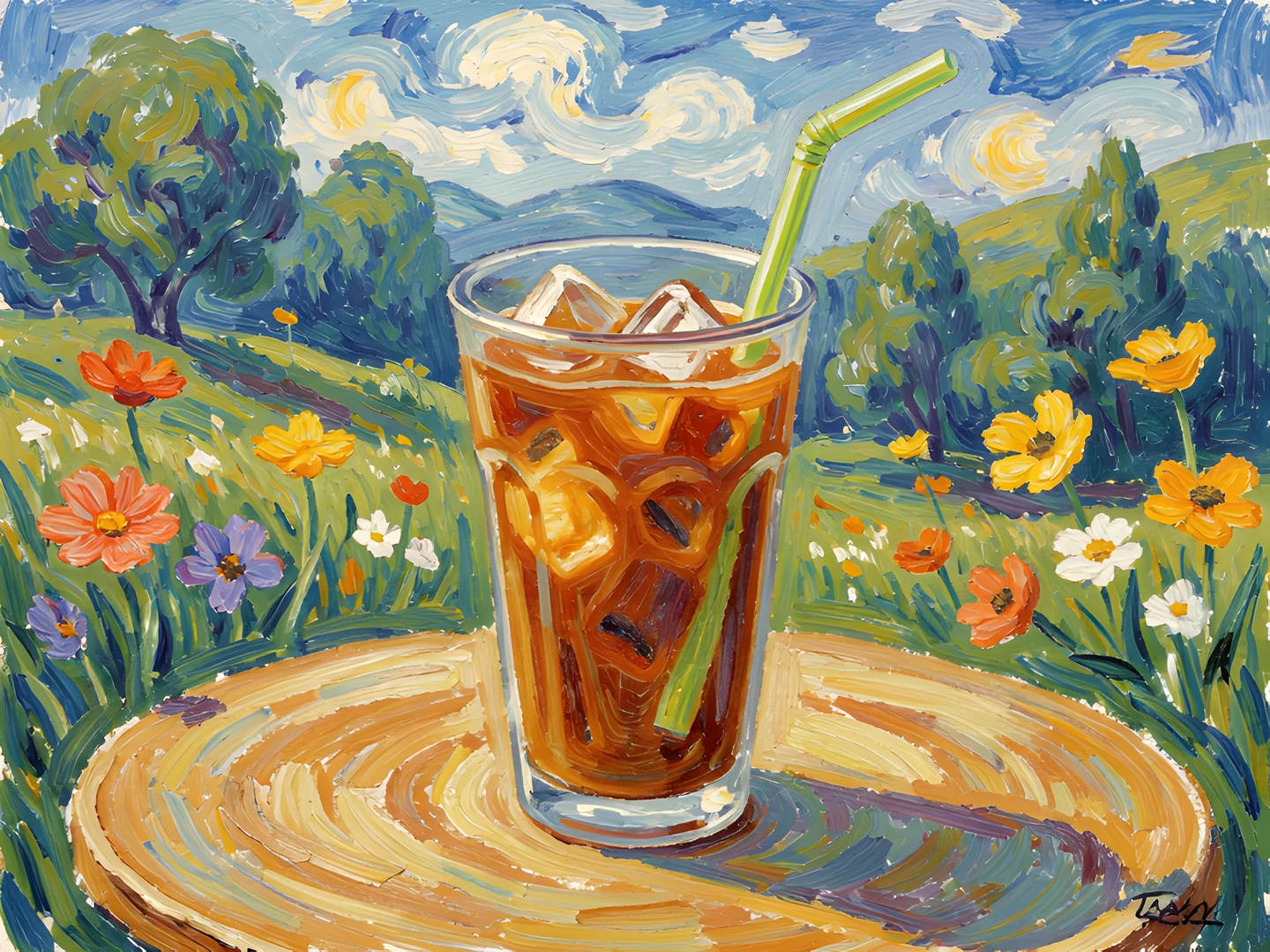 Iced Cafe Scene