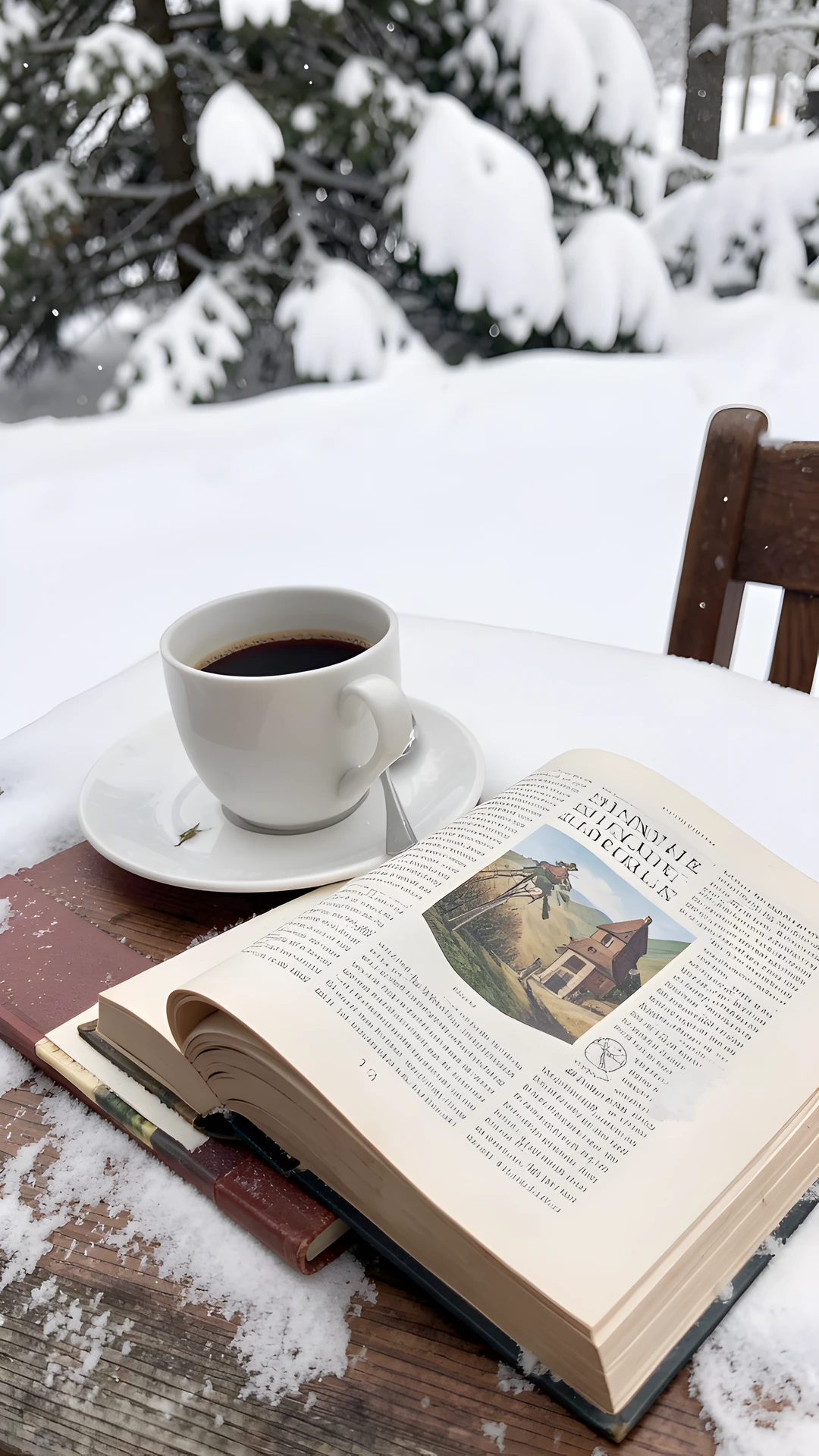 Cozy Library Scene