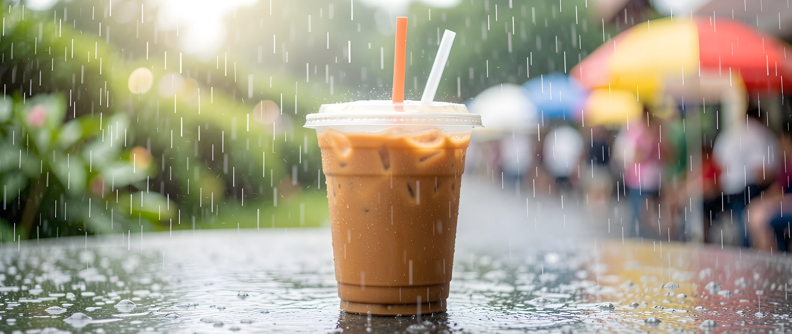 Summer Rain Scene
