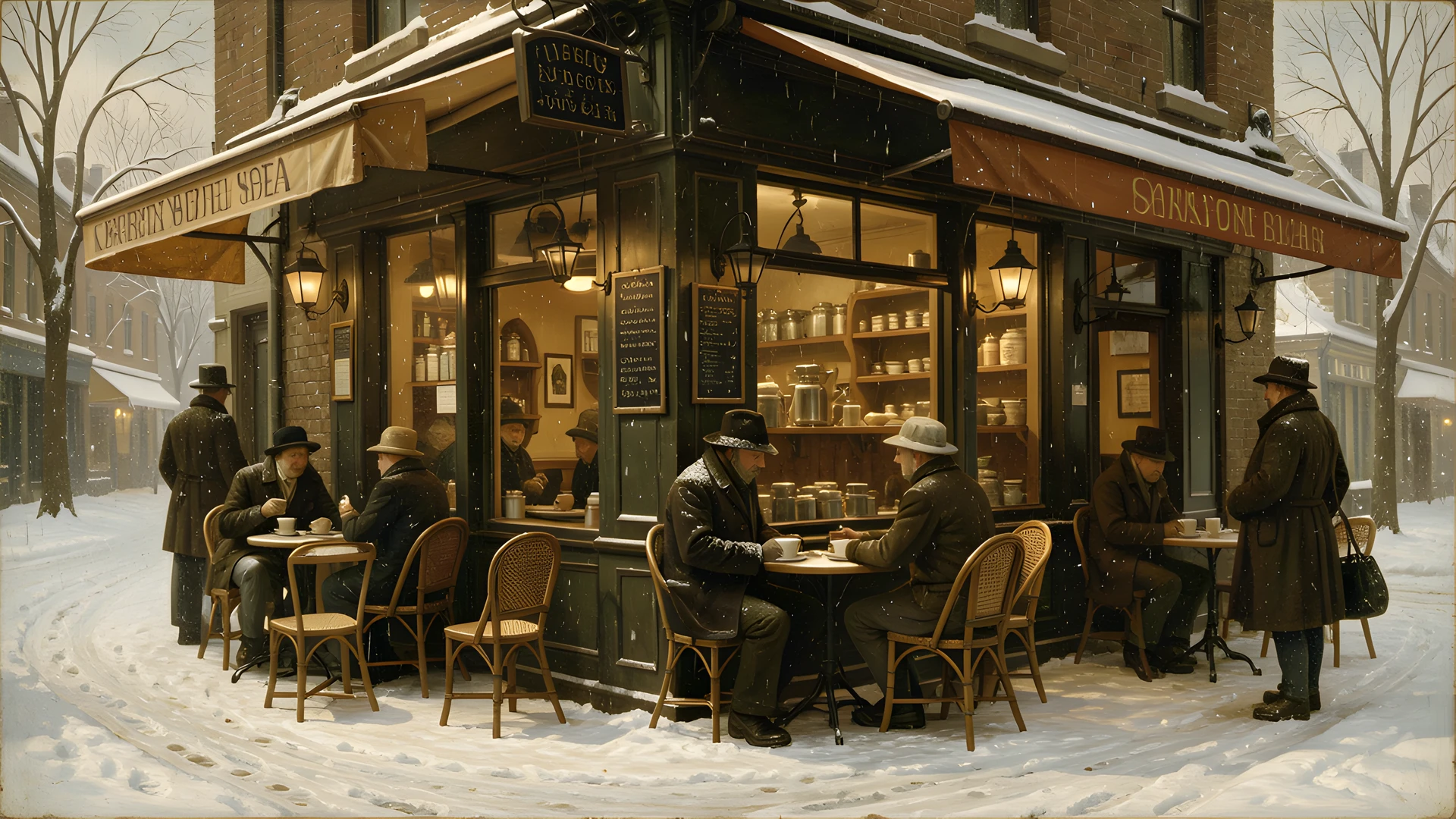 Coffee Shop Scene