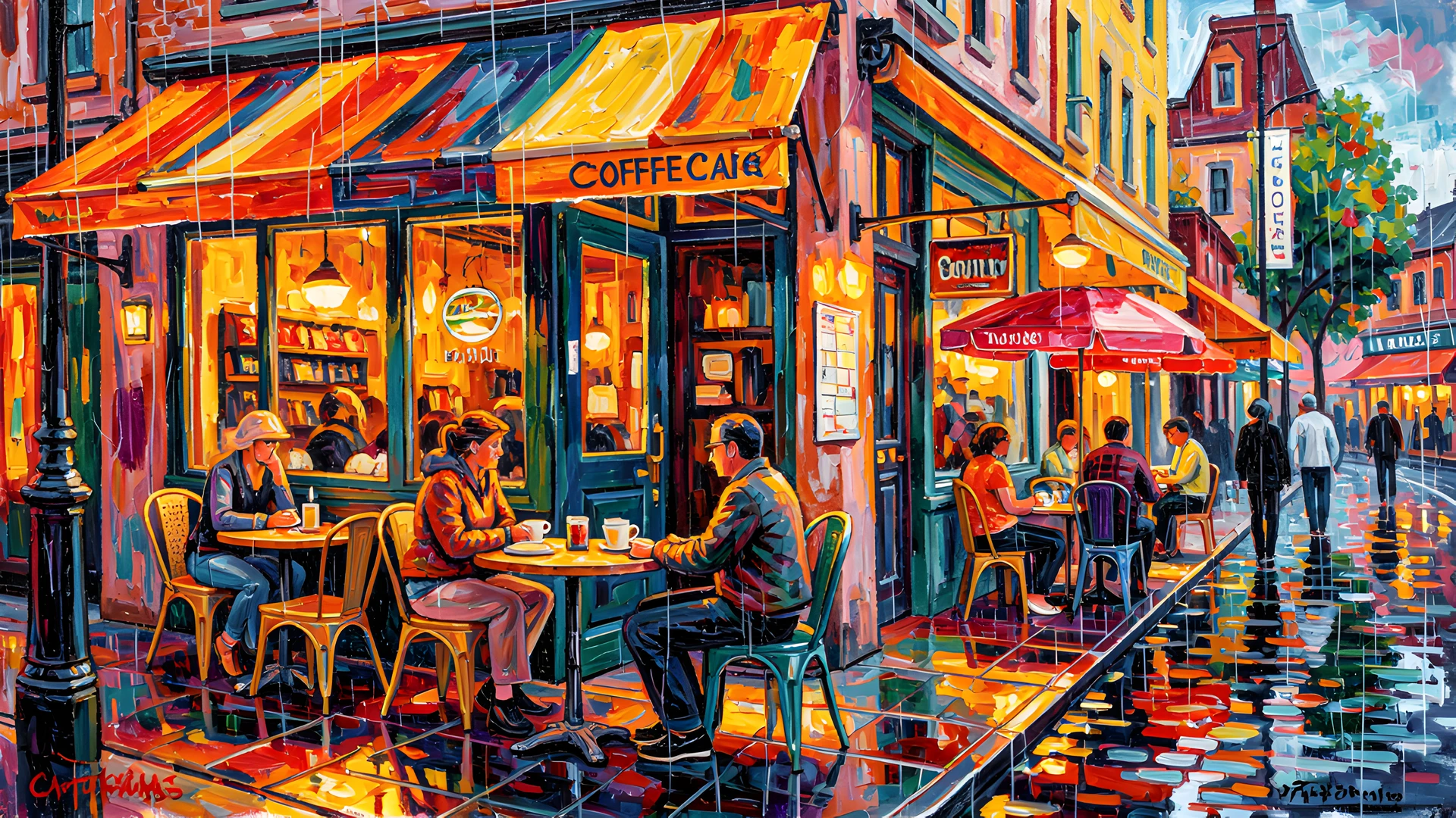 Rainy Morning Cafe