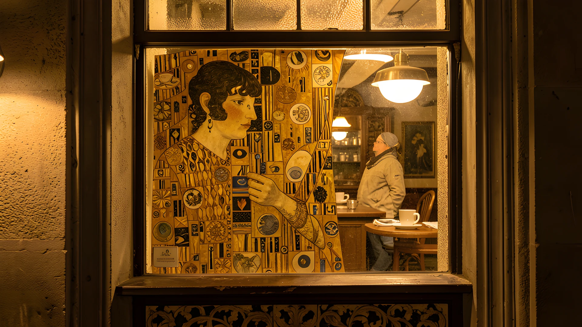 Golden Cafe Scene
