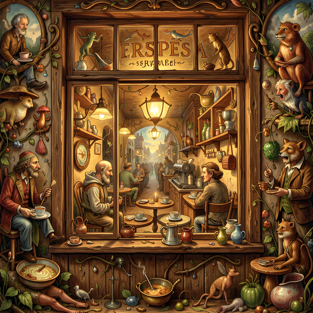 Coffee Shop Scene