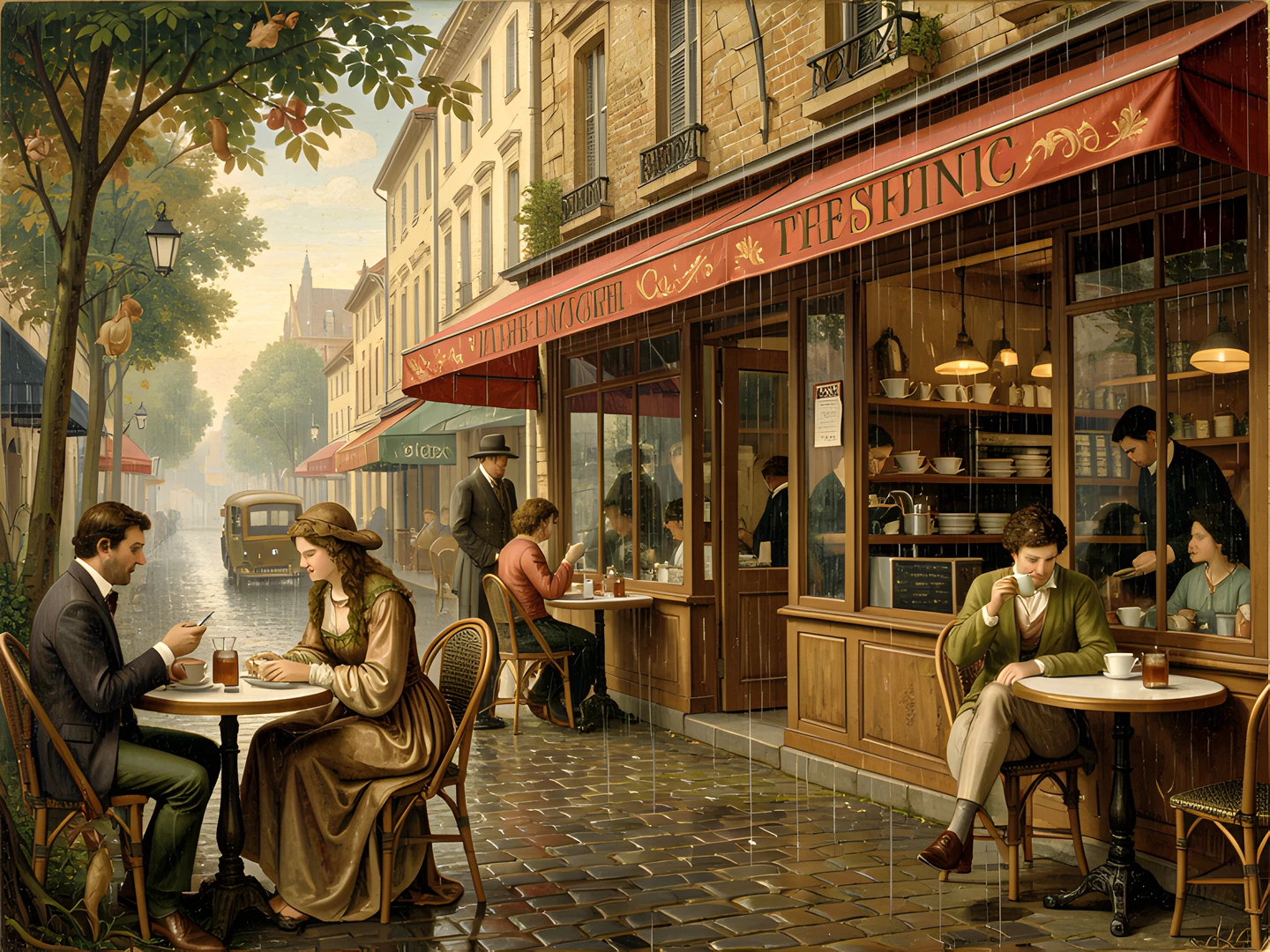 Coffee Shop Scene