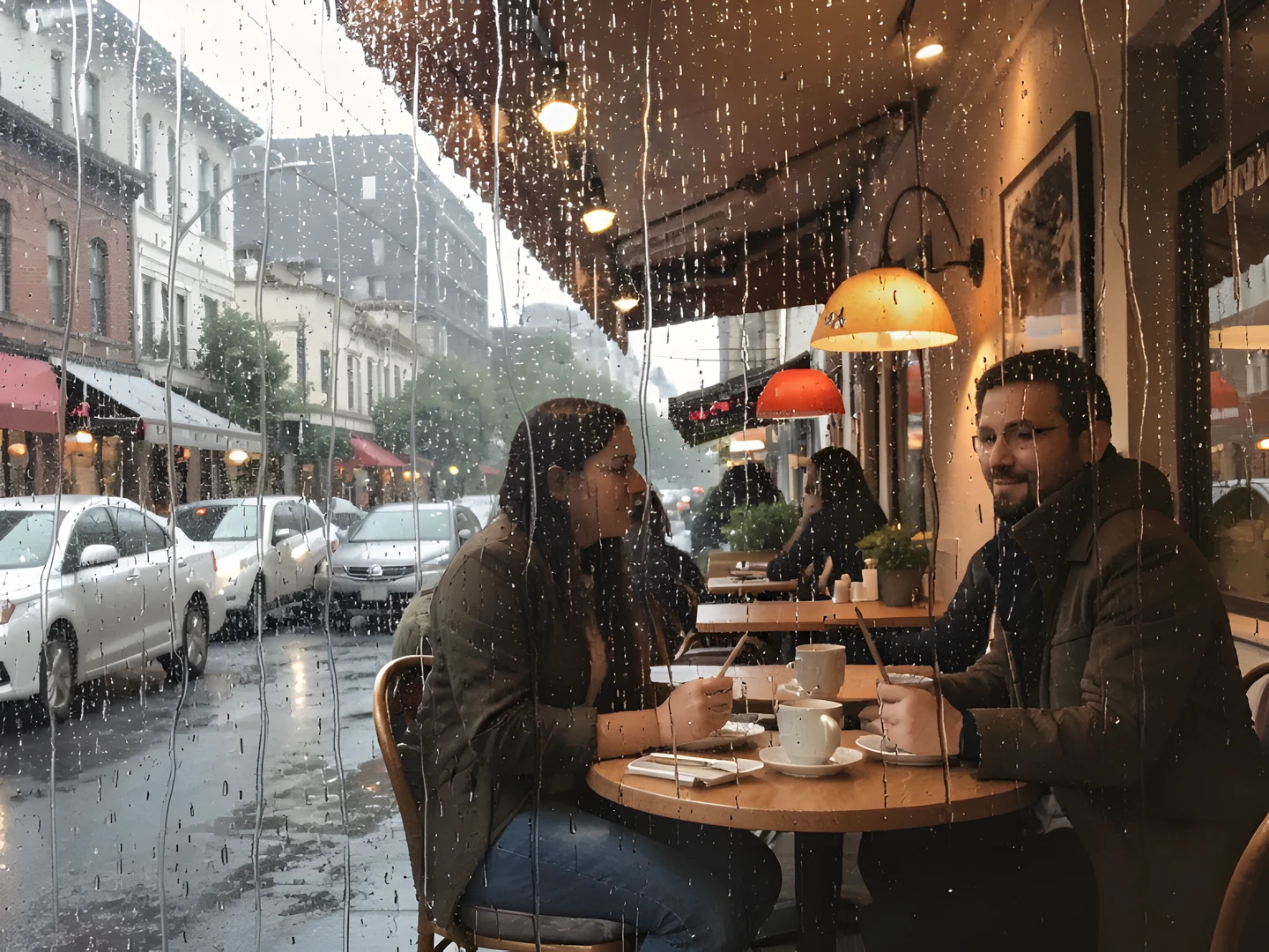 Coffee Shop Scene