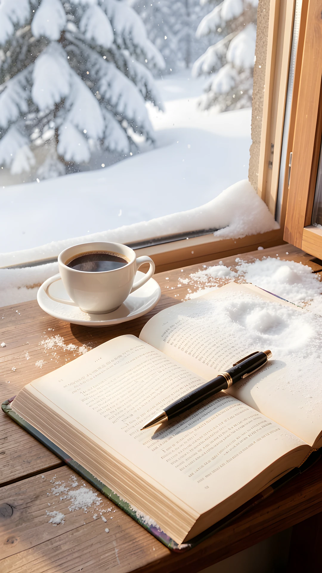 Cozy Library Scene