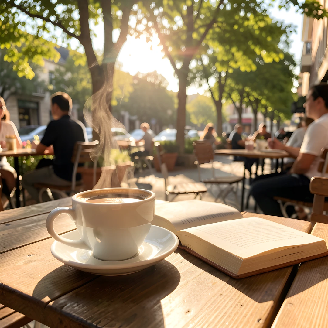 Cozy Coffee Scene