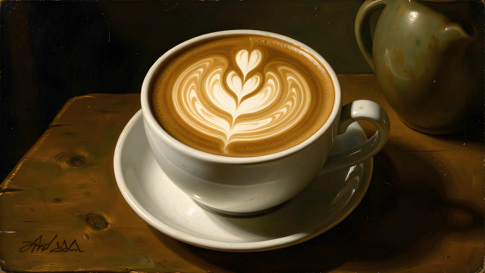 Baroque Coffee Scene