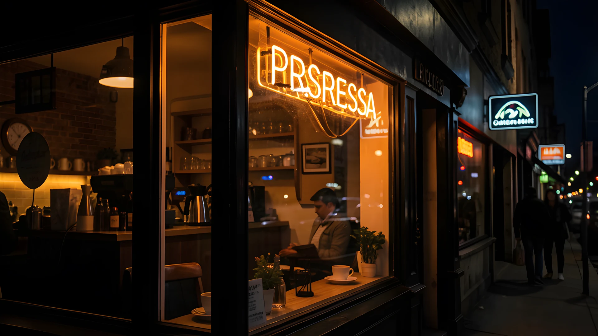 Espresso Shop Scene