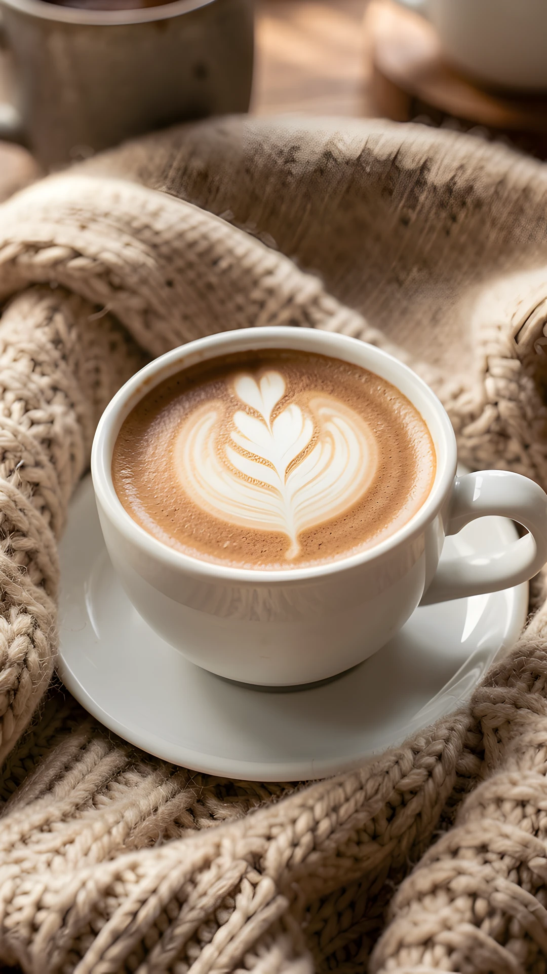 Coffee Foam Closeup
