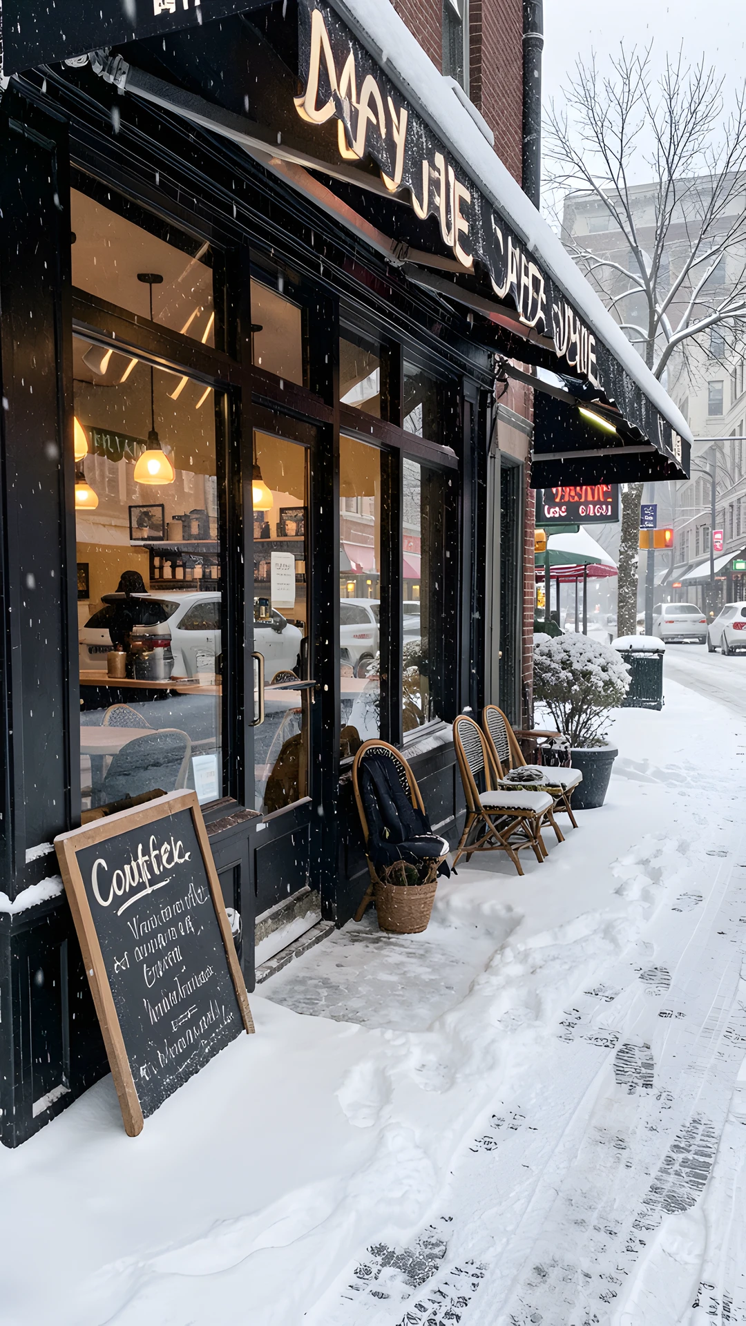 Winter Morning Scene