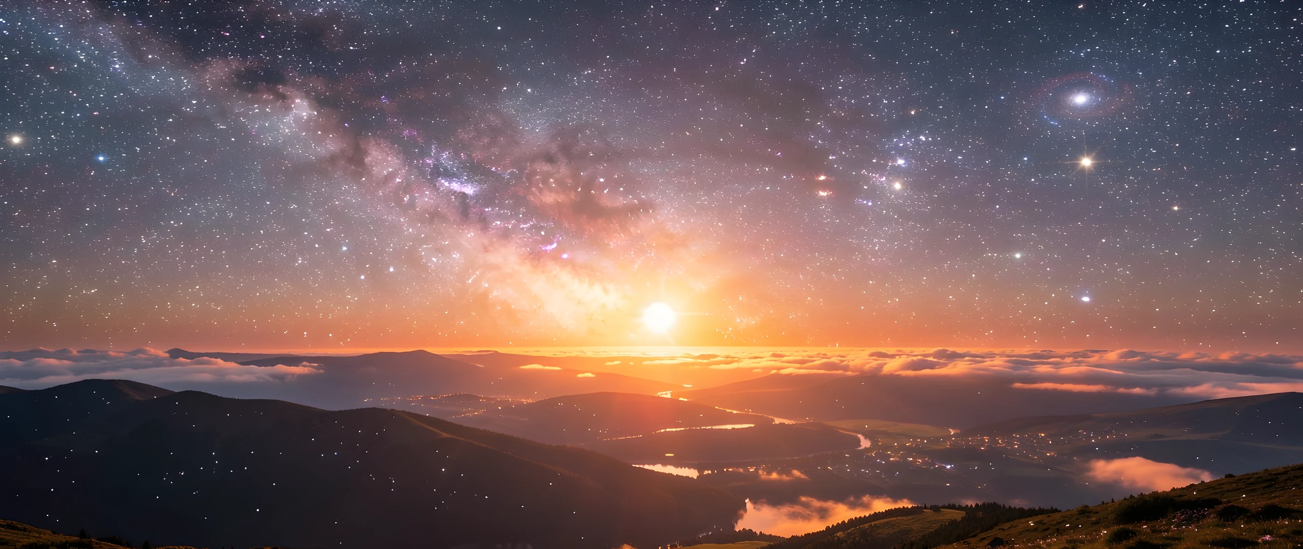 Galactic Morning Sky