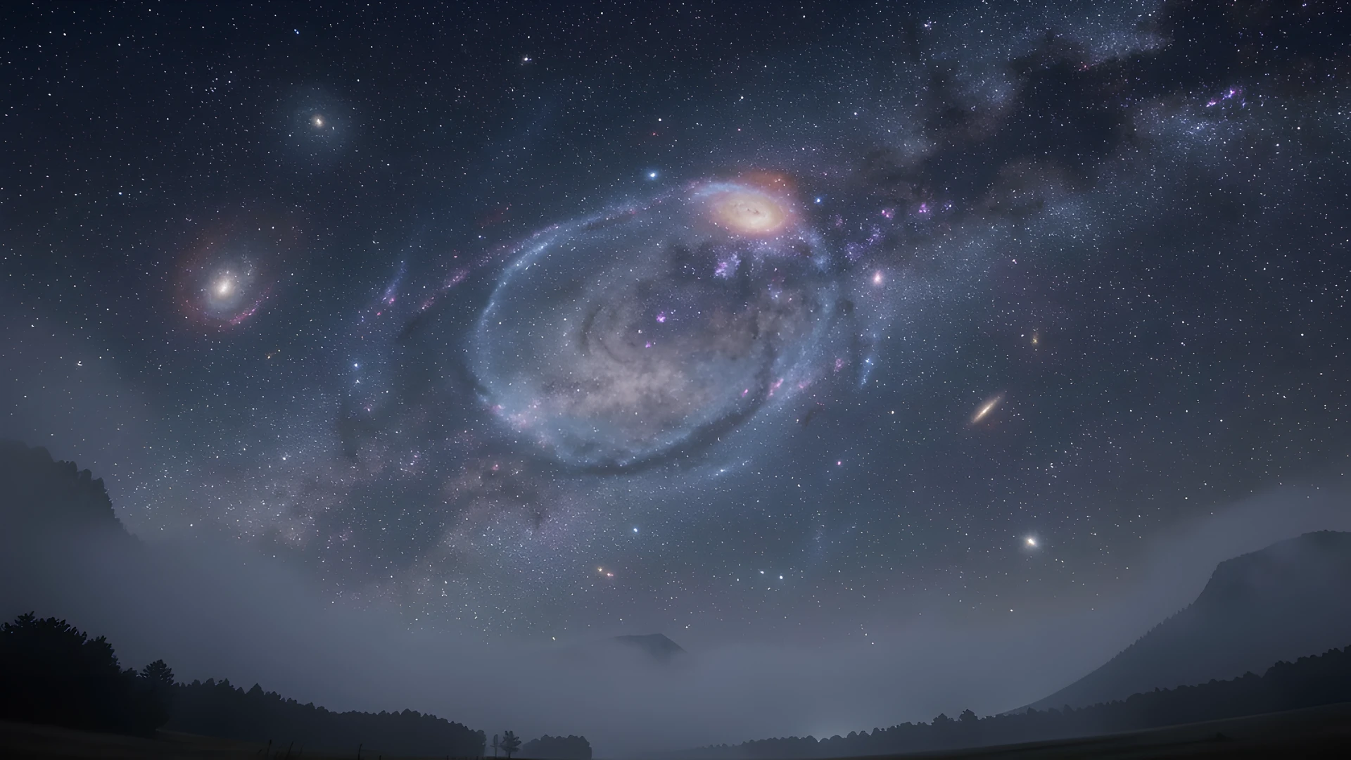 Galactic Dark Sky