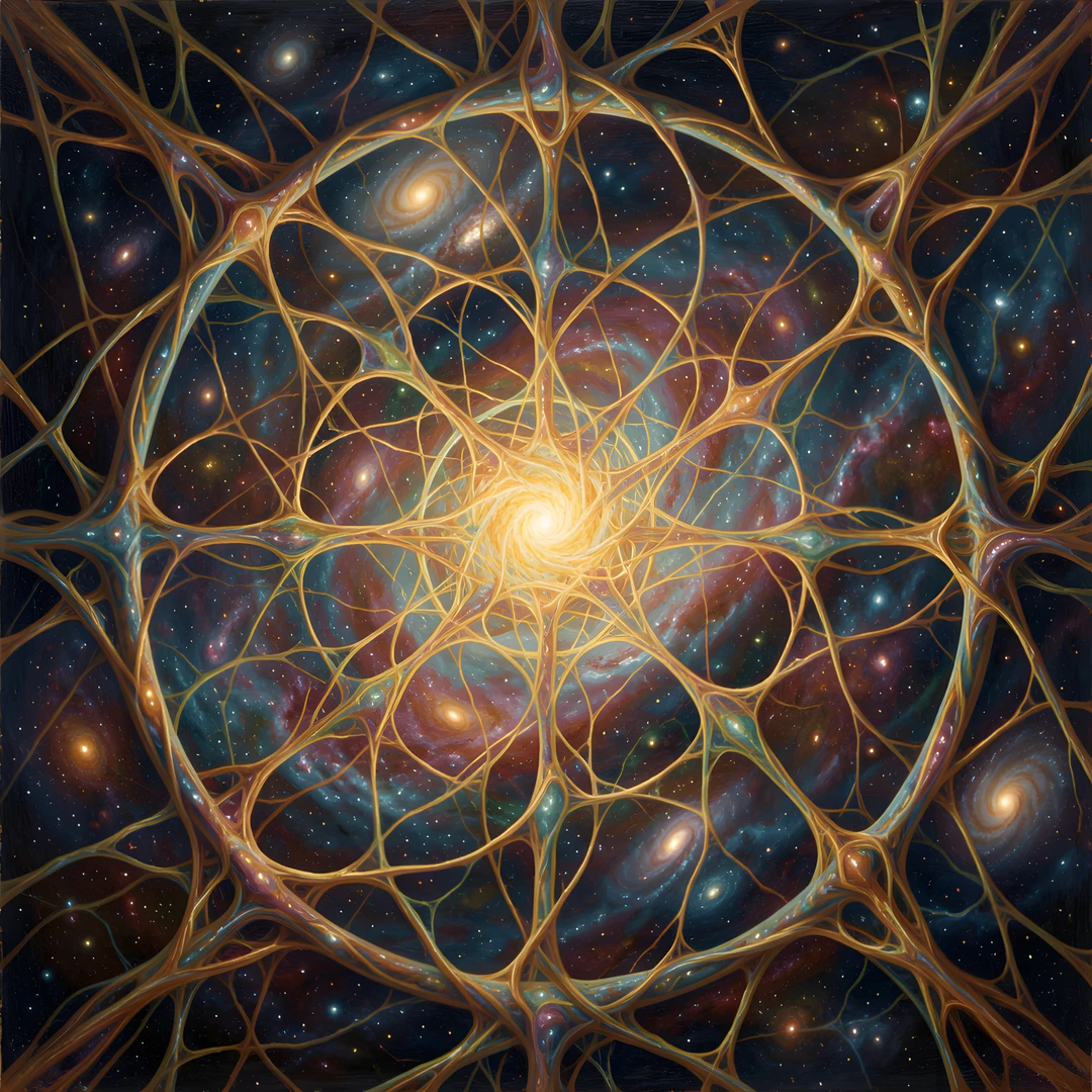 Cosmic Nebula Cathedral