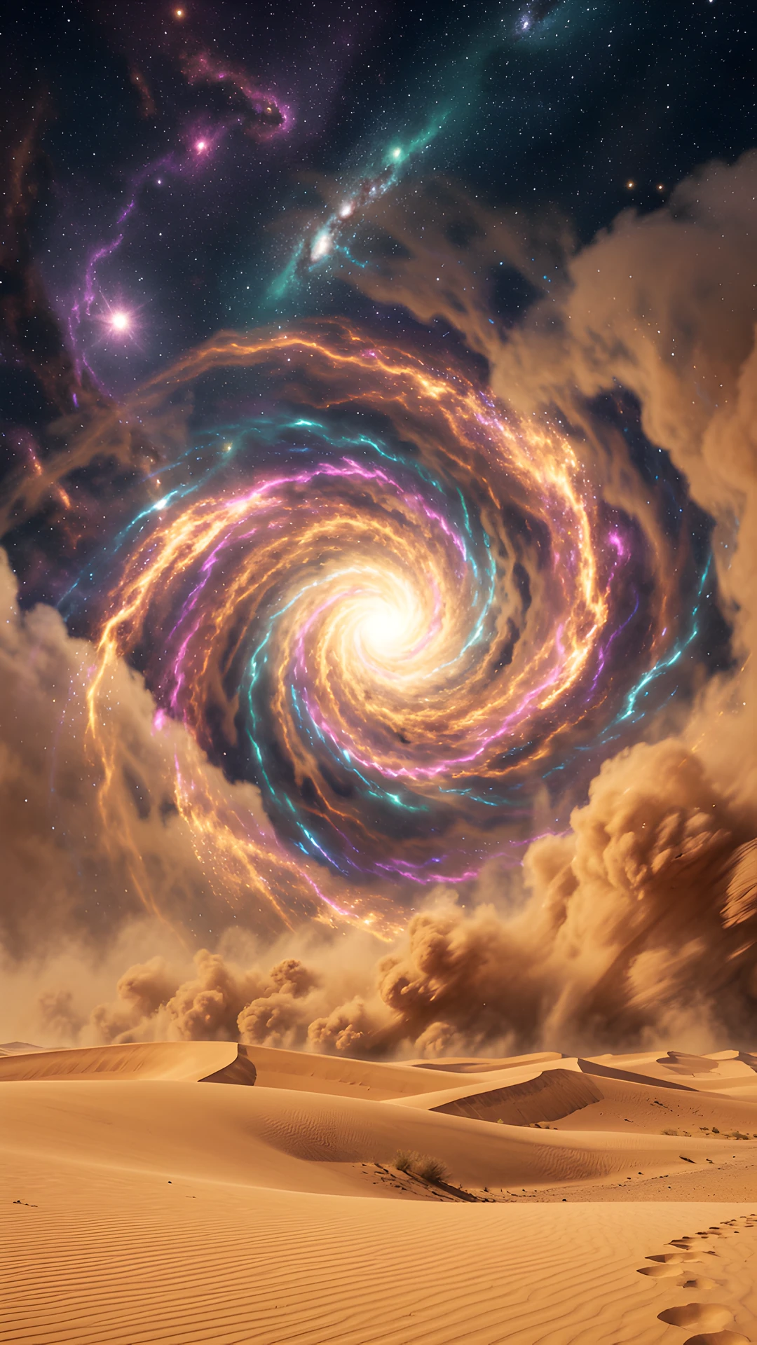 Galactic Dust Storm