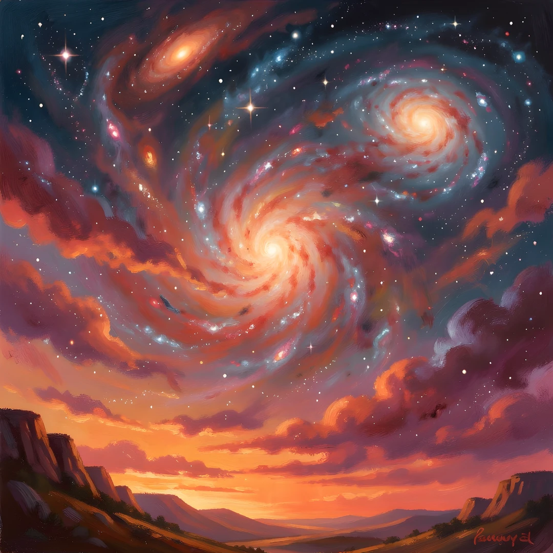 Nebula Sunset Glow