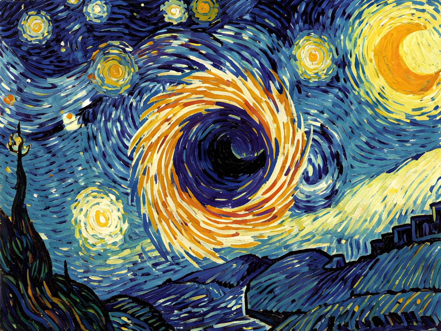 Starry Night Sky