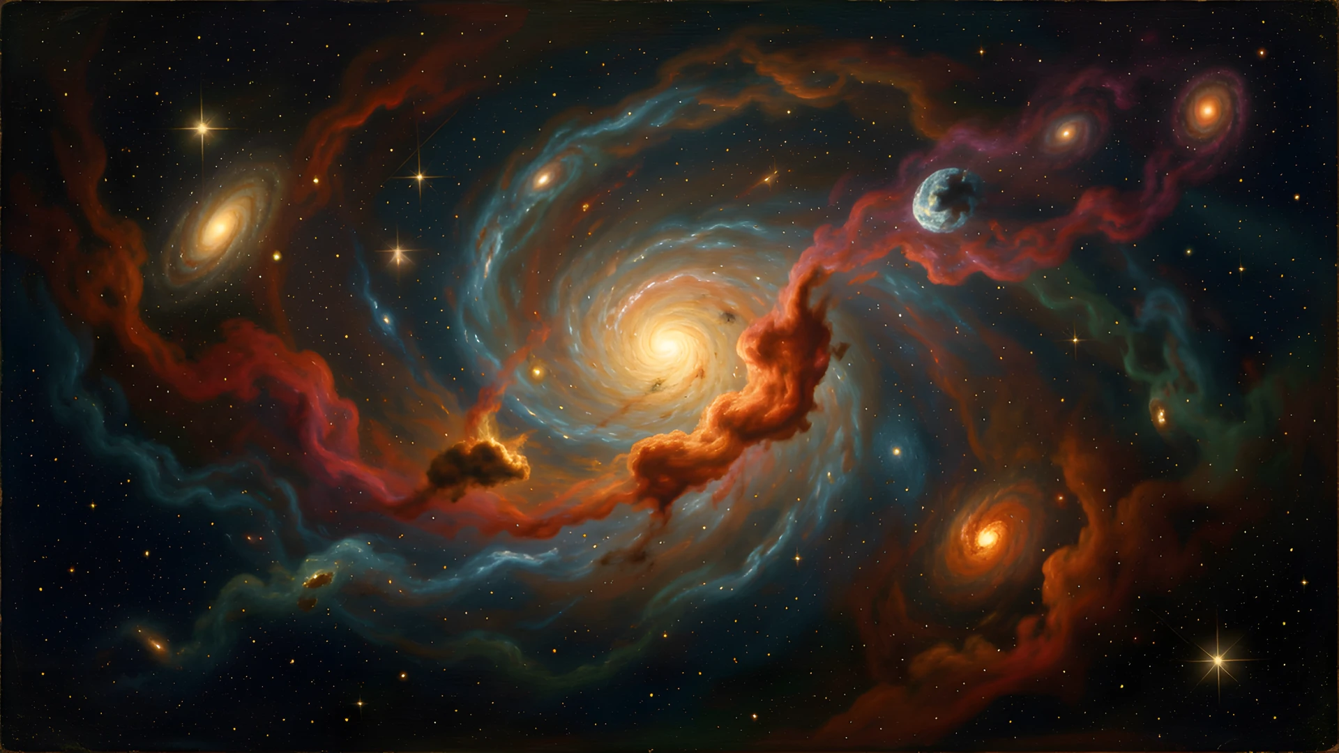 Galactic Oil Paint